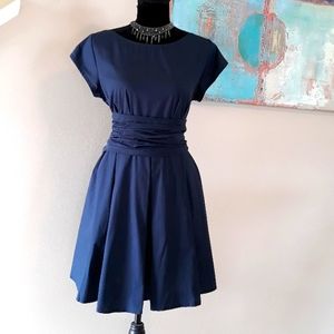 eShakti / Blue / Fit & Flare / Dress